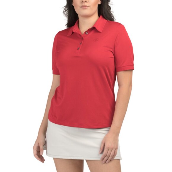 BOGNER Red Danielle Golf Polo - Picture 1 of 2